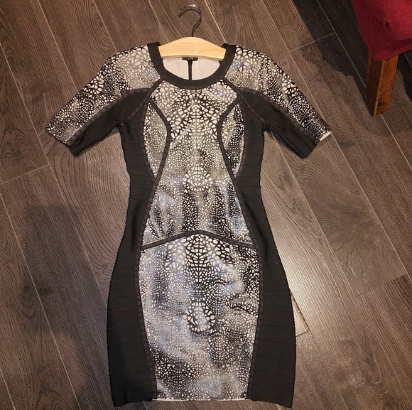Dresses & Skirts - Euc bandage dress Balmain  Herve Leger like